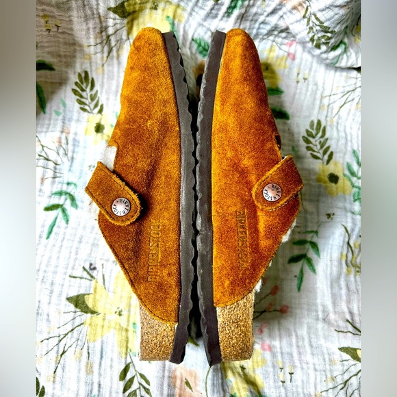 Birkenstock Boston Shearling Mink Clogs - Picture 6 of 7
